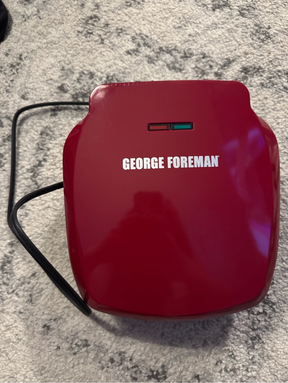 George Foreman Red Electric Grill